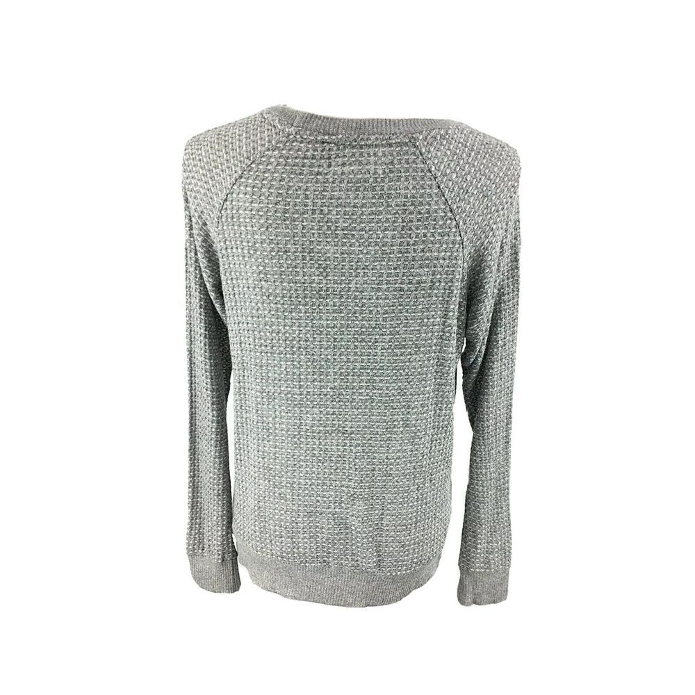 Velvet by Graham & Spencer Womens Imported Yarn Knit Front Slit Sweater‎ XS Gray - Picture 5 of 9